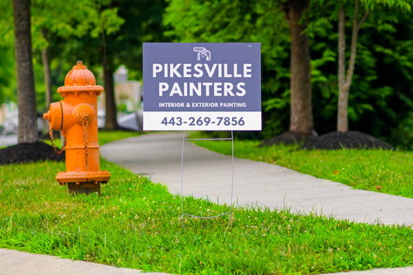 Completed residential painting project